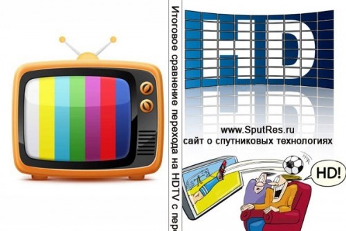 Итоговое сравнение перехода на HDTV с переходом от черно-белого к цветному телевидению