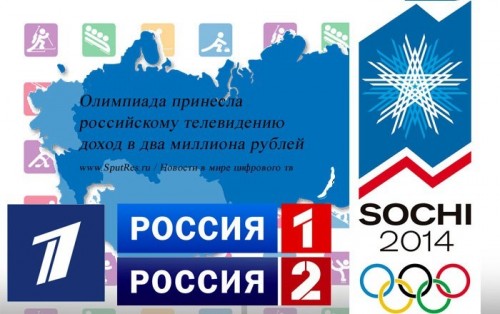 Олимпиада принесла российскому телевидению доход в два миллиона рублей