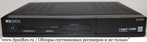 Спутниковый ресивер GS 6301 Передняя панель