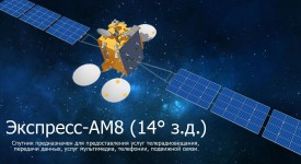 Спутник связи «Экспресс-АМ8» переведен в рабочую позицию