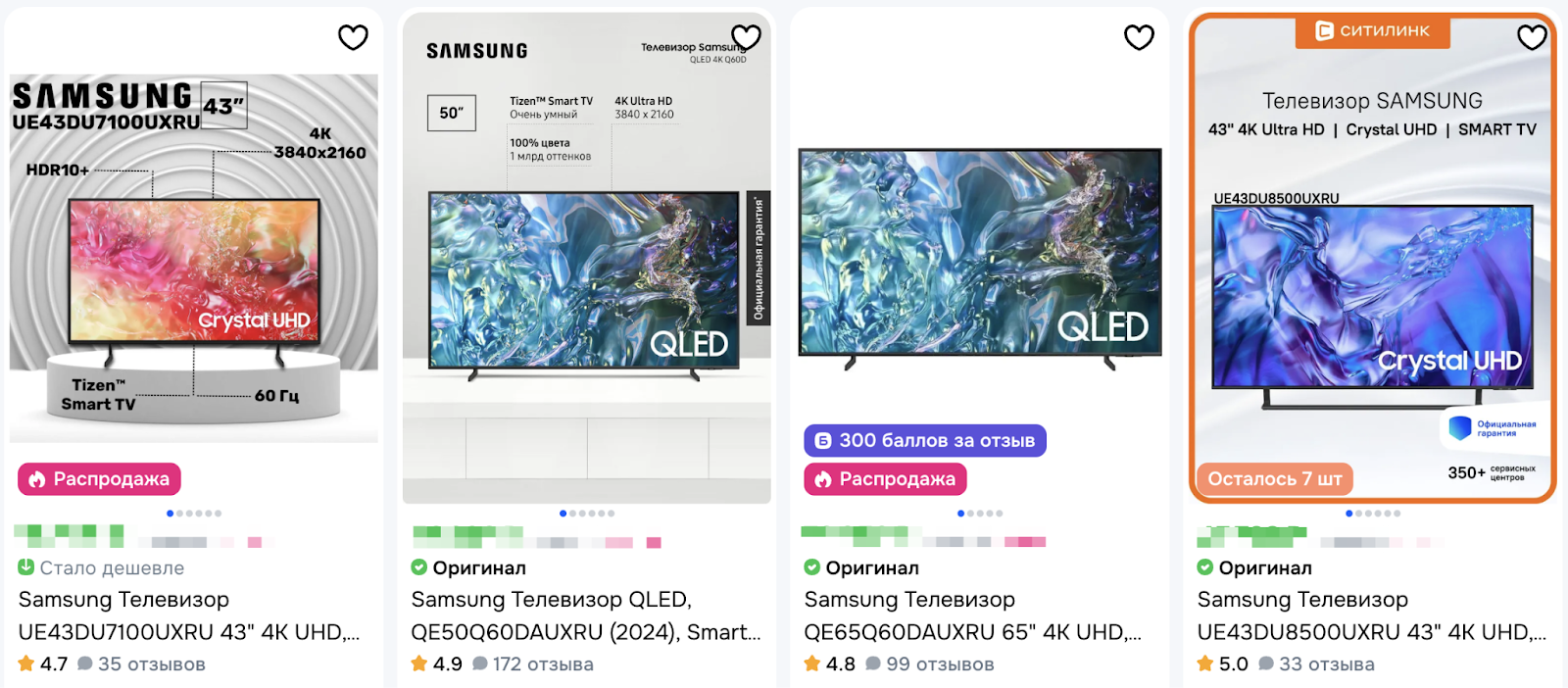 Как выбрать телевизор Samsung. Краткое введение.